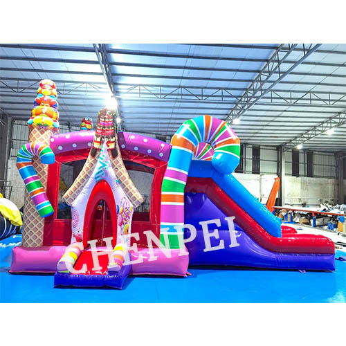Sugar bouncy castle with slide combo