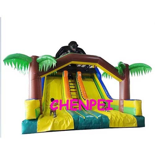 gorilla bounce inflatable slide for sale