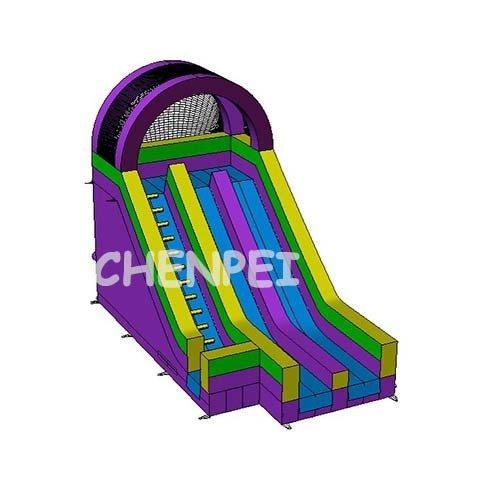 Purple inflatable slide sale