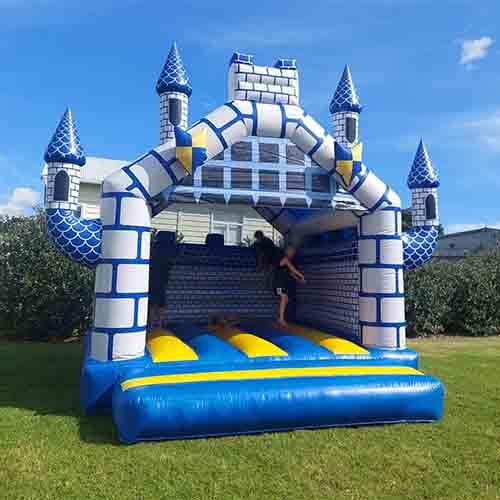 Blue bounce house for sale