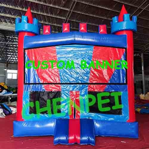 Custom banners bounce house for sale