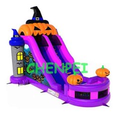 Halloween inflatable dry slide inflatable slide for sale