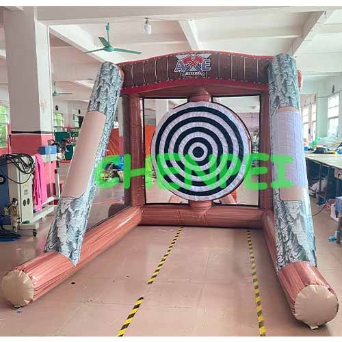 tomahawk throwing inflatable game