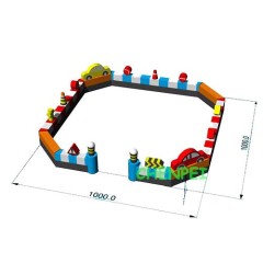 inflatable traffic fence for sale