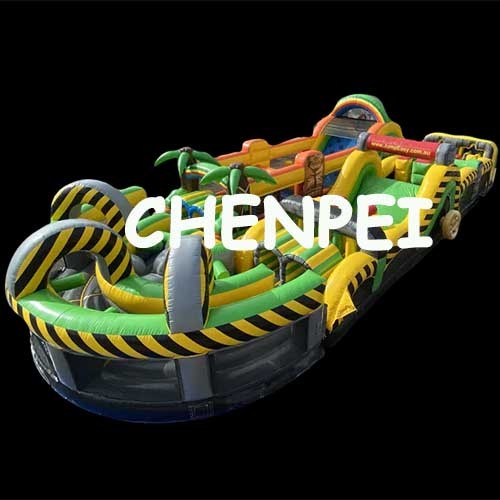 Large inflatable obstacle course bouncy castle china