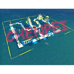inflatable water floating park