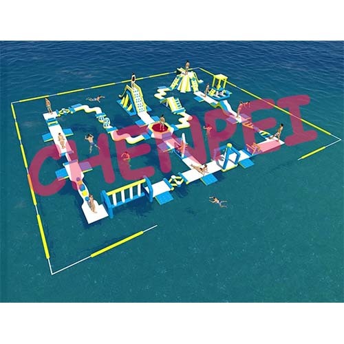 inflatable water floating park