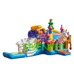 Unicorn water bouncy castle sale