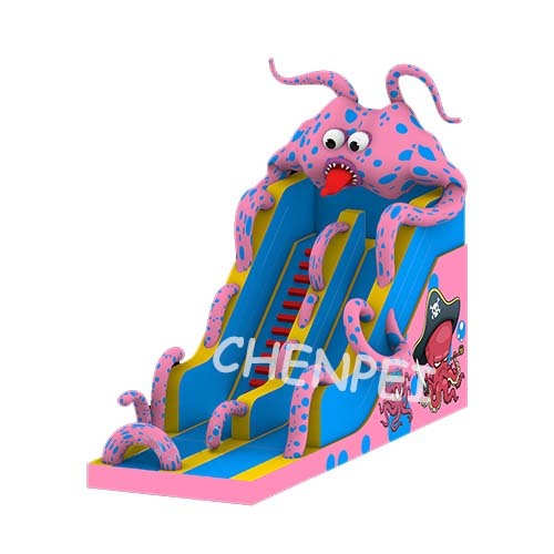 New octopus inflatable slide for sale