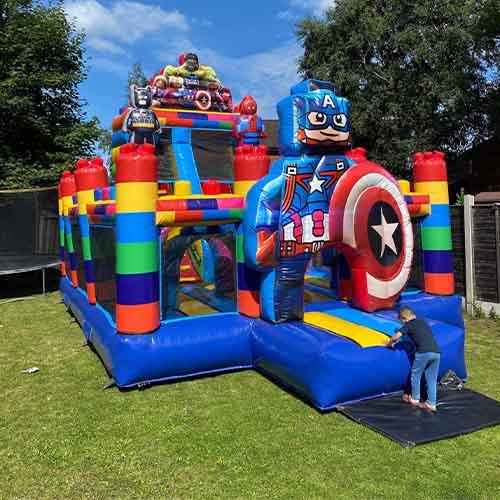 Marvel bouncy castle buy Legoland Inflatables For Sale