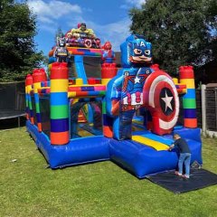 Marvel bouncy castle buy Legoland Inflatables For Sale