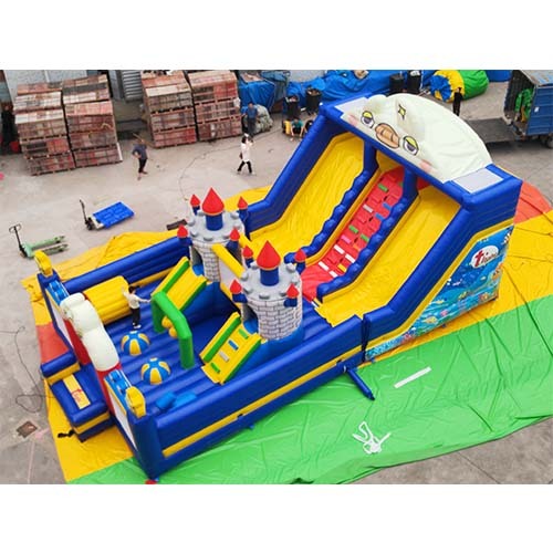 Big slide bouncy castle for sale