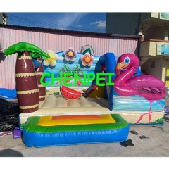 Flamingo bouncy castle for sale new custom Flamingo jumping castle