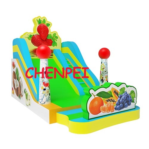 Colorful Fruit inflatable slide for sale