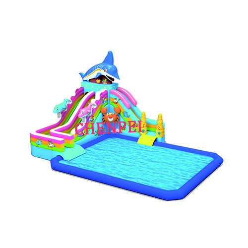 Dolphin inflatable water park for sale