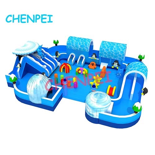 Ice World inflatable water park for sale
