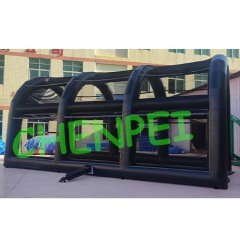 Black inflatable tent for sale