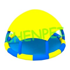 New inflatable pool with tent for sale