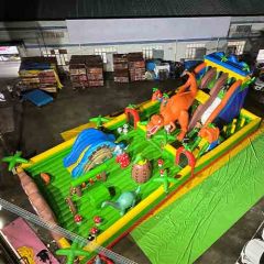 Dinosaur inflatable theme park for sale