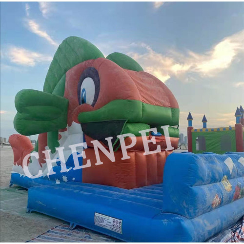 Fish inflatable bouncy castle