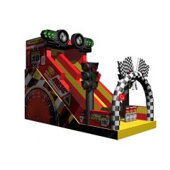 Traffic inflatable slide for sale