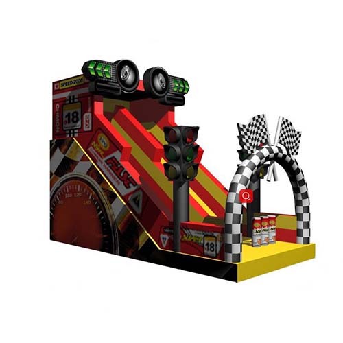 Traffic inflatable slide for sale