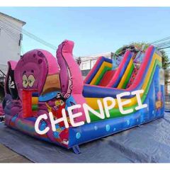 Octopus inflatable slide jumpiung castle china