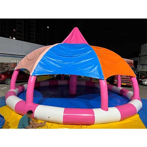 New inflatable swimming pool with tent for sale