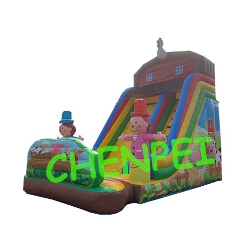 Farm inflatable slide for sale