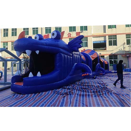 New Dino inflatable obstacle course for sale