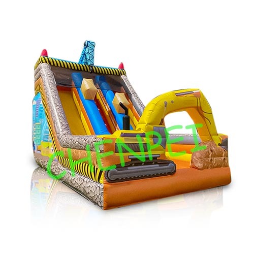 Engineering vehicle inflatable slide for sale