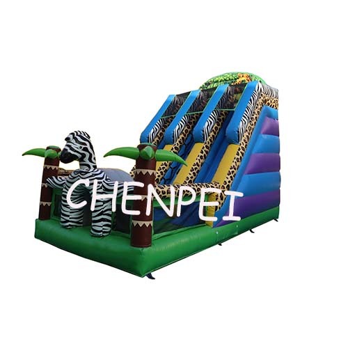 Zebra inflatable slide for sale commercial inflatable slide for sale