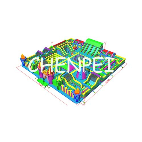 Large inflatable park for sale 35X35m