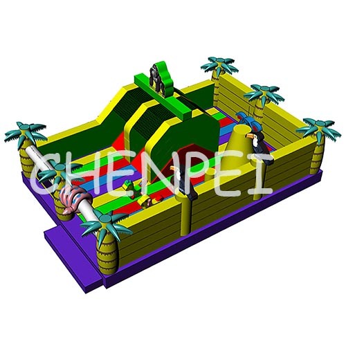 Jungle bouncy castle for sale