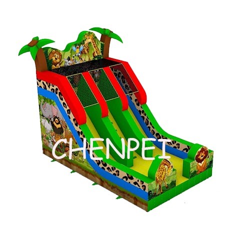 Safari inflatable slide for sale inflatable slide supplier