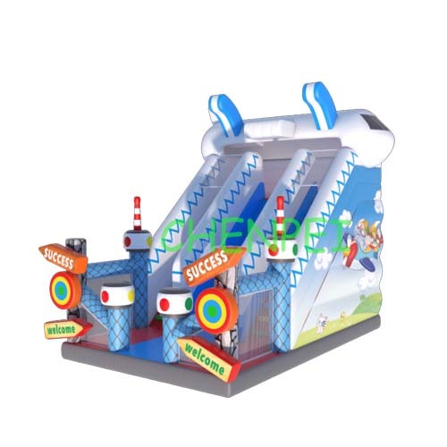 New Airport inflatable slide for sale