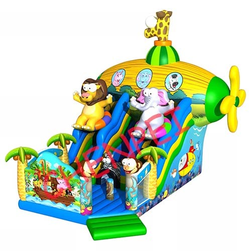 Jungle inflatable slide for sale