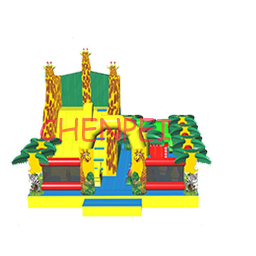 Sika deer inflatable bouncy castle inflatable funcity for sale
