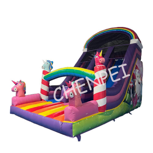Unicorn inflatable slide for sale