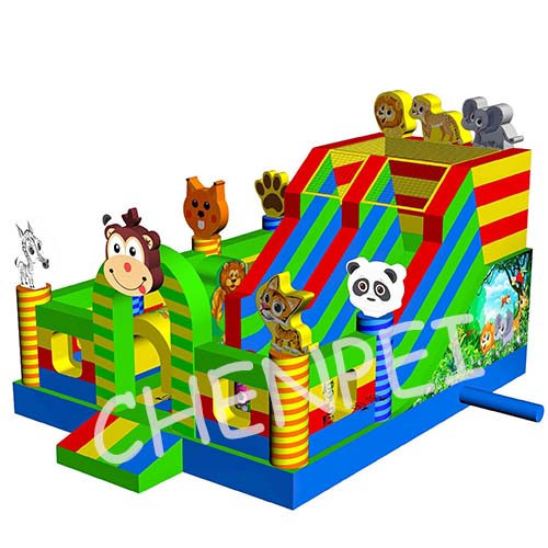 Safari bouncy castle for sale