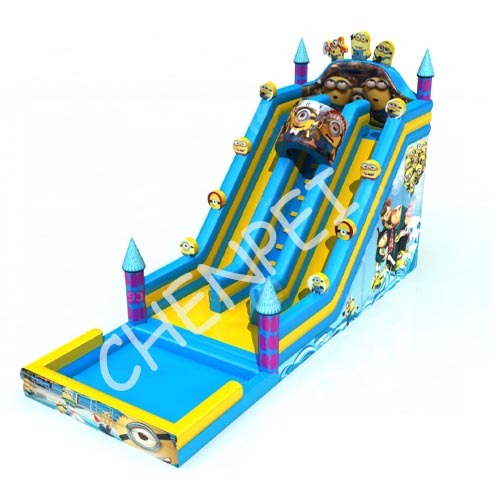 Minions inflatable water slide for sale