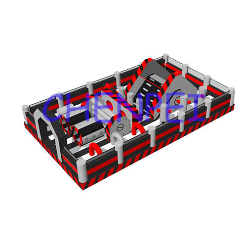 Big bouncy castle inflatable obastacle course for sale