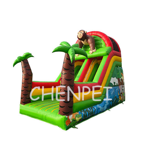 Monkey inflatable slide for sale