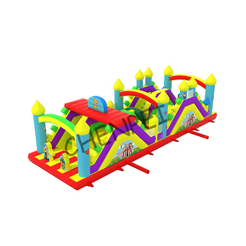 Circus inflatable obstacle course for sale