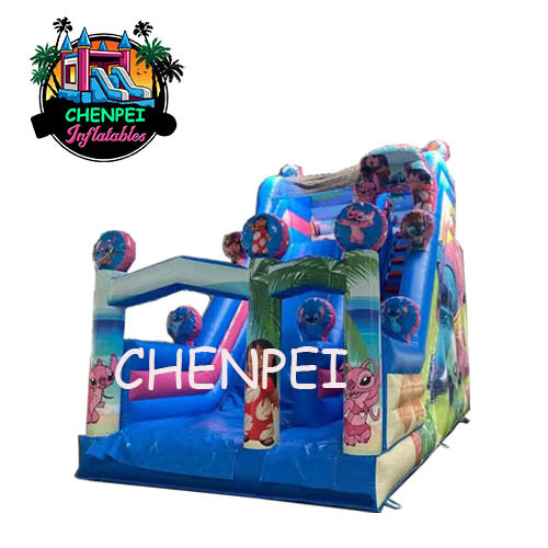 Stitch inflatable slide for sale