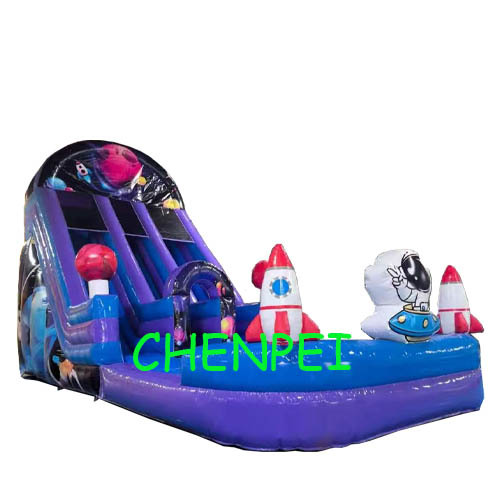 Space inflatable water slide for sale