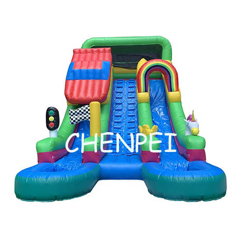 Commercial inflatable water slide for sale