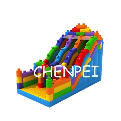 Lego inflatable slide for sale dual lanes inflatable slide for sale