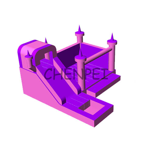 Pink water bouncy castle for sale