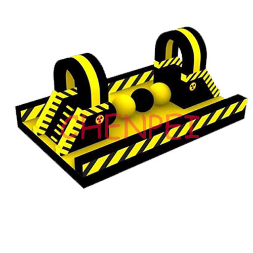Big Ballers Inflatable Wipe Out Game for sale